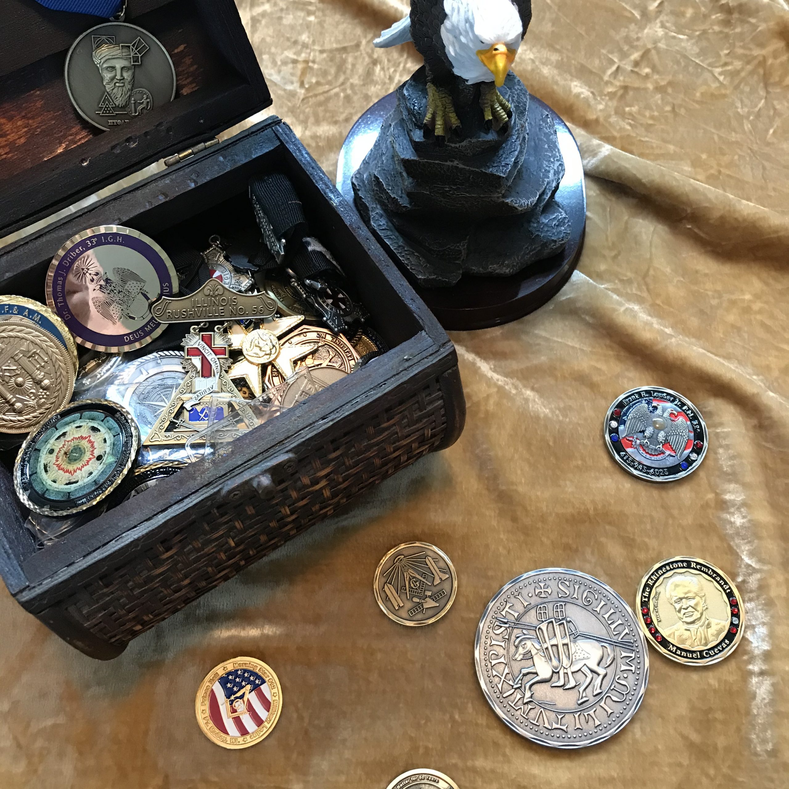 Custom Masonic Challenge Coins
